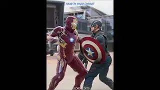 hand to hand fighting vs cgi fighting #marvel #shorts
