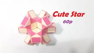 Magic Snake Puzzle or Rubik Rắn 60 Pieces - Pink Star