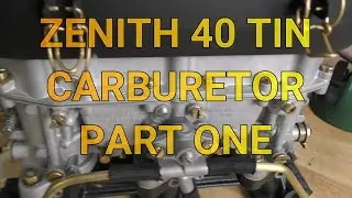Ремонт карбюратора Zenith 40TIN
