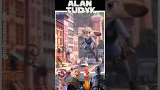 WE MET A ZOOTOPIA MOVIE STAR! 👀 #zootopia #disney #trailer #animation #movie #shorts #youtubeshorts