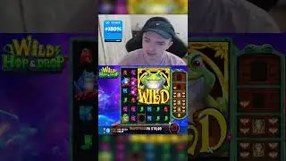 Воображаю максвин | Слот Wild Hop & Drop #slot #casino #заносынедели #занос #shorts