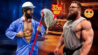 Anatoly's 32kg Mop Lift Challenge &ndash; Can the Competition Keep Up 💪🔥