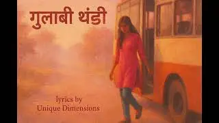 Gulabi Thandi | Marathi-English Romantic Fusion | Lyrics by Unique Dimensions | AI Music