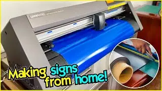 Machine for making signs