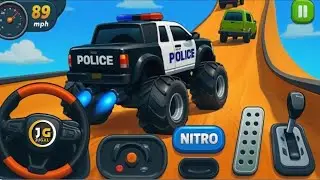   Extreme Monster Truck Mega Ramp Challenge 🏁 | High Speed Racing 3D