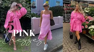 5 PINK SUMMER DRESSES | LORNA LUXE IN THE STYLE, ZARA, RIVER ISLAND | PETITE SIDE OF STYLE