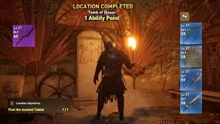 Tomb Of Djoser Completed Exploration & 100% Treasures Looting at Giza - Assassin's Creed Origins