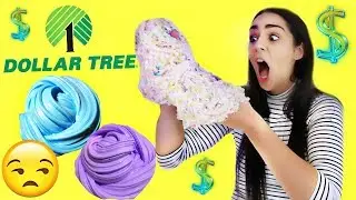 DOLLAR TREE SLIME CHALLENGE! Making Slime Using Dollar Tree Ingredients! Nichole Jacklyne
