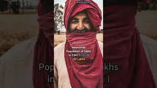 Population of Sikhs in Pakistan and India from 1947 to 2024. meanwhile Sikhs now in India🥲