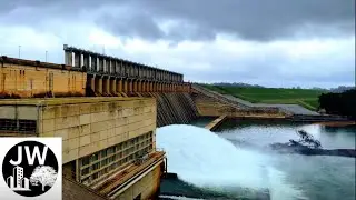 Exploring the Hume Dam, Murray River New South Wales, Australia