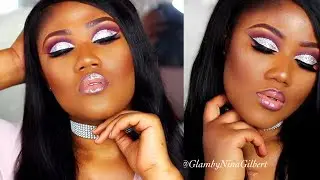 SILVER GLITTER CUTCREASE | ISSA REAL MAKEUP TRANSFORMATION |