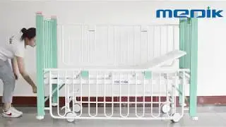 Two function manual medical Paediatric bed