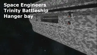 Space Engineers Trinity Battleship Hanger bay
