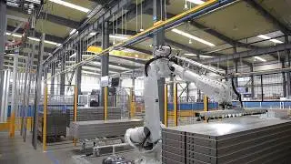 Introduction to mechanized production and processing of elevator door panels