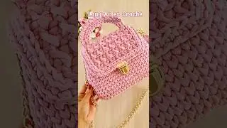 Bolsa de Croch&ecirc; com ponto fantasia