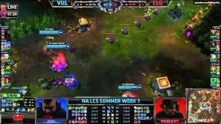 Vulcun vs CLG (LCS 2013 NA Summer Split W7 D2)