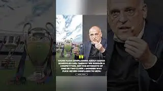 🤬😈Javier Tebas Claps Back at Flick Over Schedule Complaints! ⚡🔥 #football #viscabar&ccedil;a #Barcelona