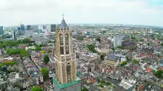 Utrecht Leidsche Rijn naar centrum (vanuit de lucht)