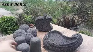 ASMR:baking soda & gritty pure charcoal reforms crumbling ( dry)/ satisfying video,sleepaid😴
