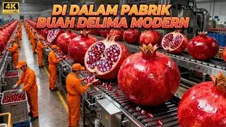 Tak Disangka! Proses Lengkap Pembuatan Jus Delima Premium di Pabrik Modern 🤯🍷