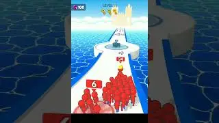 CROWD BATTLE 3D GAMEPLAY WALKTHROUGH 🔥🔥| ALL LEVELS | ANDROID,iOS MOBILE | #shorts #gaming 🔥🔥