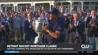 2021 PGA Champion Phil Mickelson Set To Play In Detroit Rocket Mortgage Classic