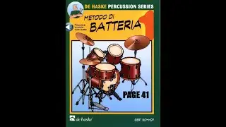 De Haske - Metodo di Batteria - vol.1 - pag. 41 terzo solo di Batteria