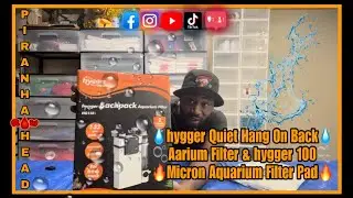 hygger Quiet Hang On Back Aarium Filter