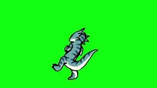 Fallout Gecko Green screen with Mr blue sky