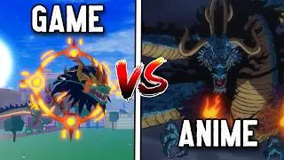 All Blox Fruits Transformations vs Anime Comparison!
