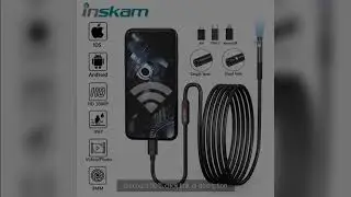INSKAM Endoscope Inspection Camera 3 in 1 Micro USB/Type-C Mini Inspec Discount 50%