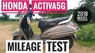 Honda Activa 5G Mileage Test New 2018 | Gaurav Parihar