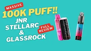 Is This the Future of Vaping? JNR GlassRock & Stellarc 100K Pod Review