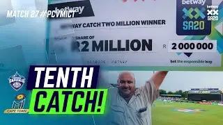 Tenth Betway Catch 2 Million: The Unexpected Catch at Centurion | Betway SA20