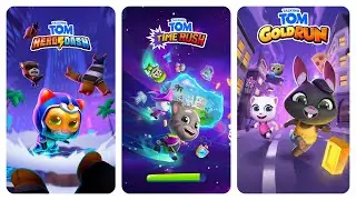 Tom Time Rush Becca vs Tom Hero Dash Midnight Ginger vs Tom Gold Run Carnival Angela