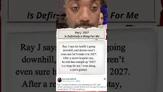 Ray J&nbsp; 2027 Is Definitely a Wrap For Me #viral #youtube #RayJ #shorts