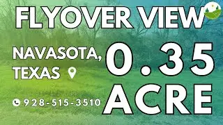 Fly Over - 0.35  acre land for sale in Navasota, Texas [R33803]