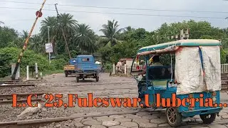 L.C-25 Fuleswar rail gate kgp end//Video of rail gate//AD rail info....