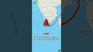 Bangladesh to Congo by Sea 🚢 | Travel Animated Route | Masud History Facts | #Shorts