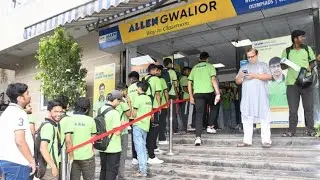 Allen gwalior ! ⚕️NEET ⚕️students travel Amity University gwalior  ! Career counseling session 💥💥