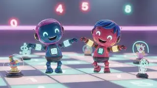 Robot Numbers Song for Kids | Counting Song, Numbers Song & Nursery Rhymes 🤖🔢🎶