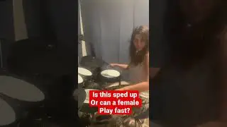 Female Extreme Metal Drummer