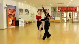 社交ダンス　JDC　2021　プロアマ選手権　ルンバ　レオンエリダンススクール