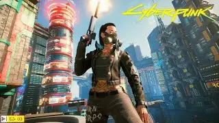 Cyberpunk 2077 - Parkour Stealth Kills Gameplay