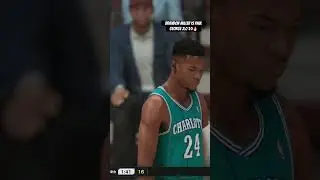 Brandon Miller could be the next Paul George?? 👀🔥🤣 #nba2k25 #nbahighlights #brandonmiller