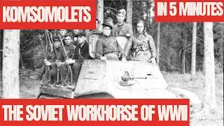 Komsomolets Armored Tractor The Soviet Workhorse of WWII