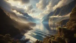 Distant Foghorn Sounds: Relax, Sleep & Focus with Ocean Waves