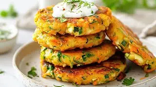 I Make These Zucchini Fritters 3 Times a Week - So Simple & Delicious!