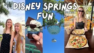 TRIP ANNOUNCEMENT! An Empty Disney Springs Tour Walk-through, Ghirardelli's, Blaze Pizza & Shopping!