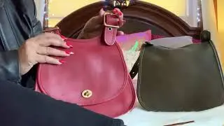 Found my Unicorn Vintage Red Coach Bag Saddle Crescent bag Finally 💼 Berkeley